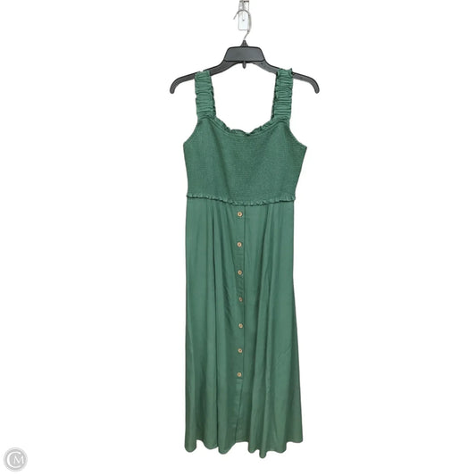 Dress Casual Maxi By Cmc In Green, Size: L