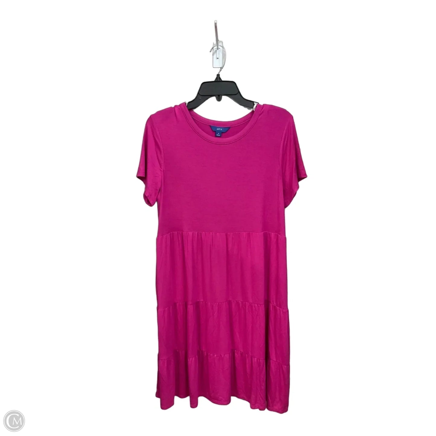 Dress Casual Midi By Apt 9 In Pink, Size: M