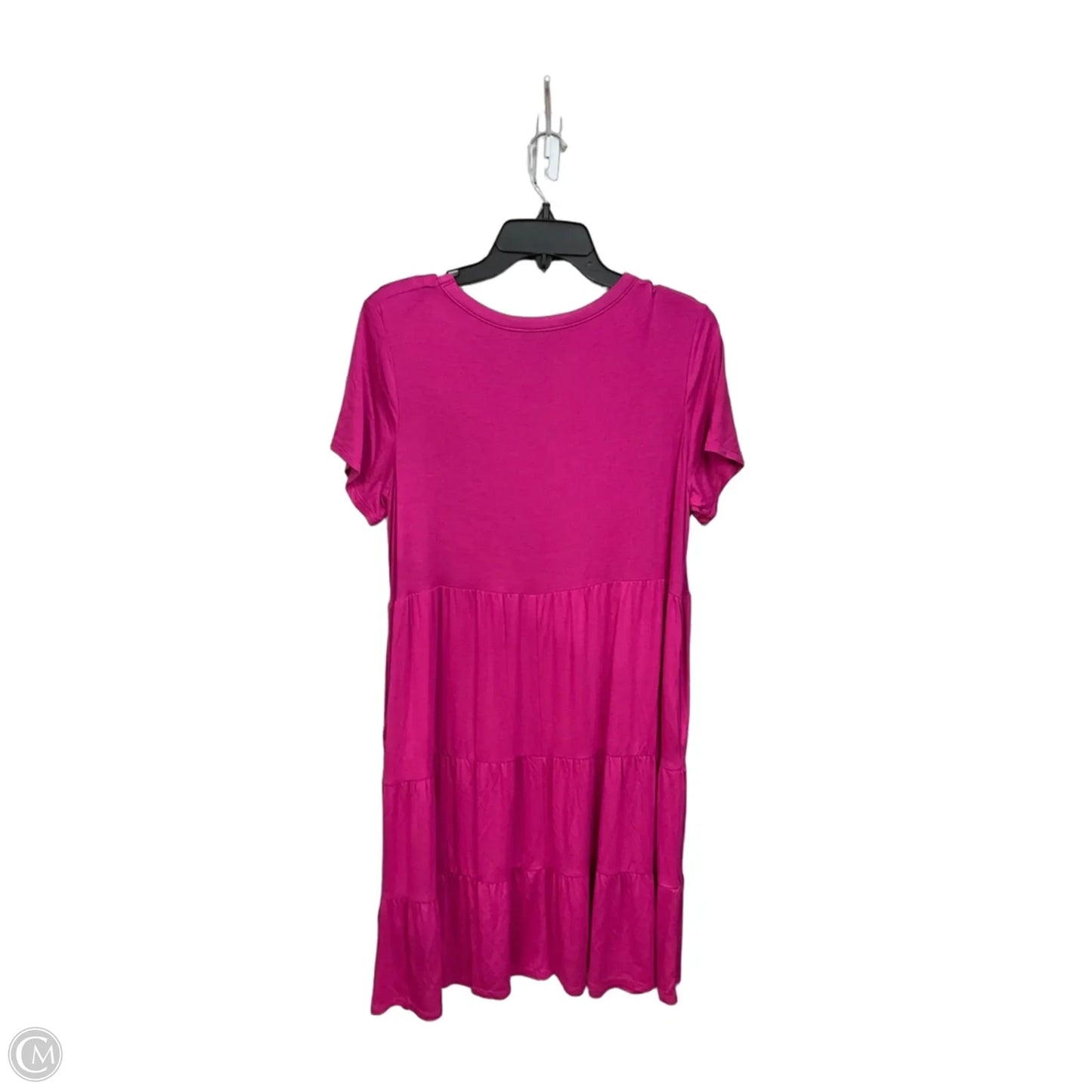 Dress Casual Midi By Apt 9 In Pink, Size: M