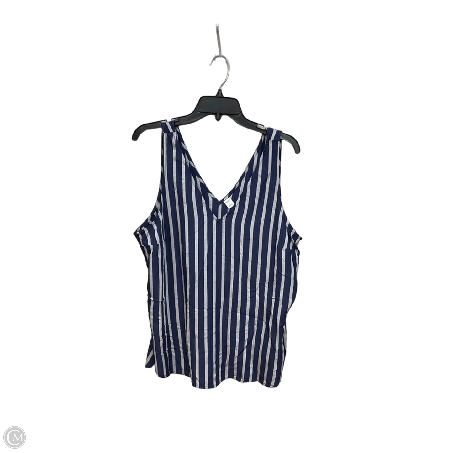 Top Sleeveless By Old Navy In Striped Pattern, Size: L