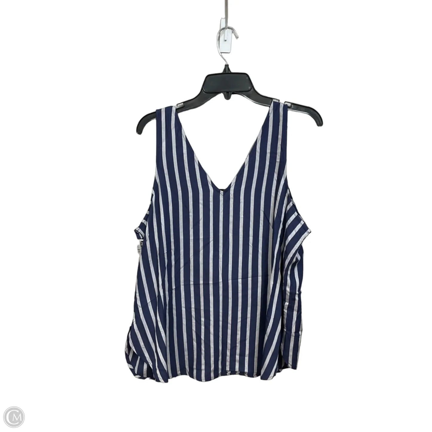 Top Sleeveless By Old Navy In Striped Pattern, Size: L