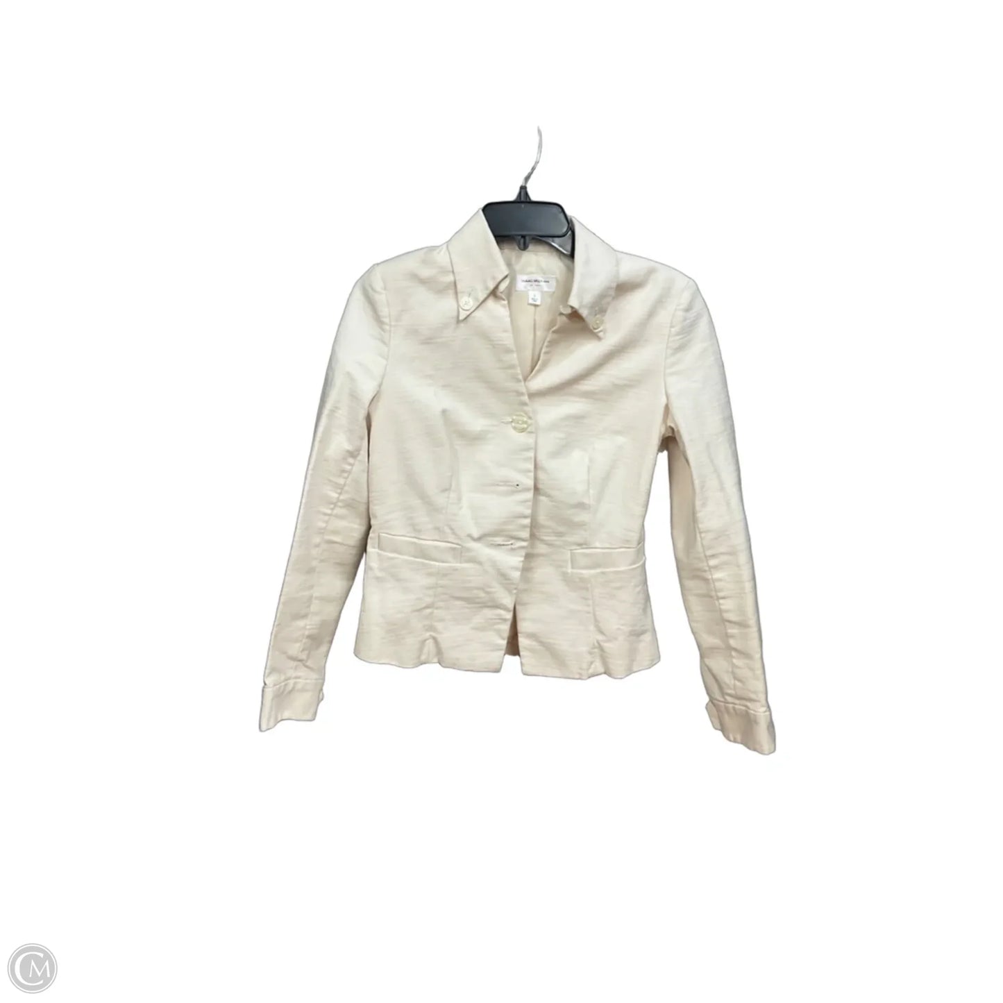 Blazer By Isaac Mizrahi In Cream, Size: S