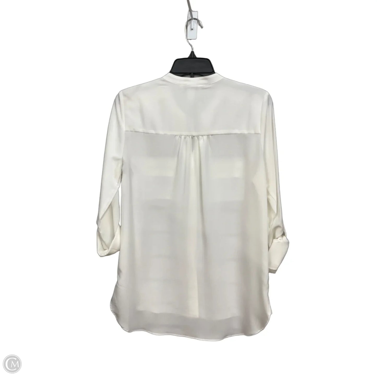 Top Long Sleeve By White House Black Market In White, Size: Xs