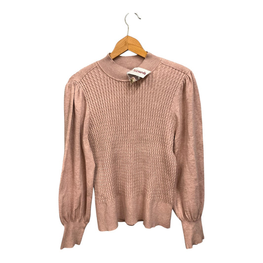 Sweater By Adrianna Papell In Pink, Size: Xl