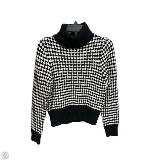 Sweater By Liz Claiborne In Black & White, Size: Mp