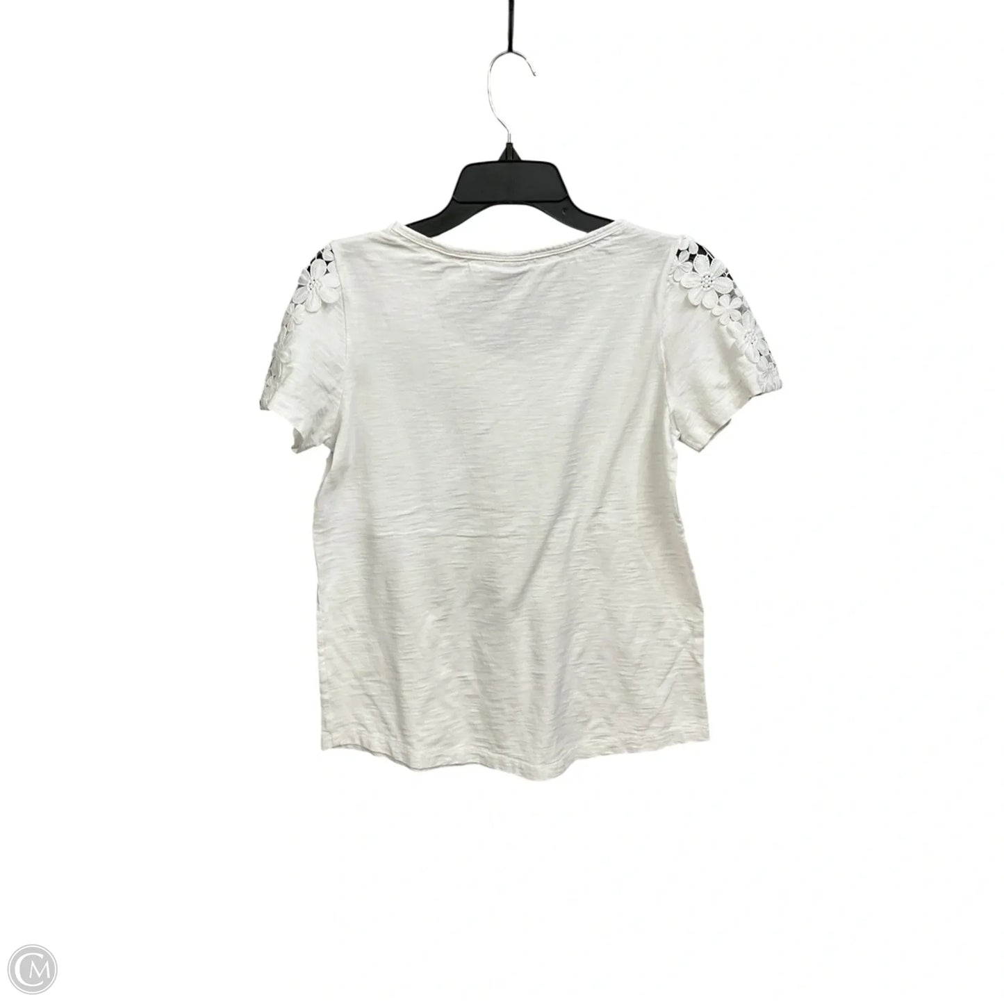 Top Short Sleeve By Cmc In White, Size: M
