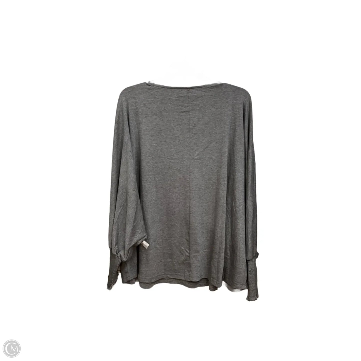 Top Long Sleeve By Clothes Mentor In Grey, Size: Xl