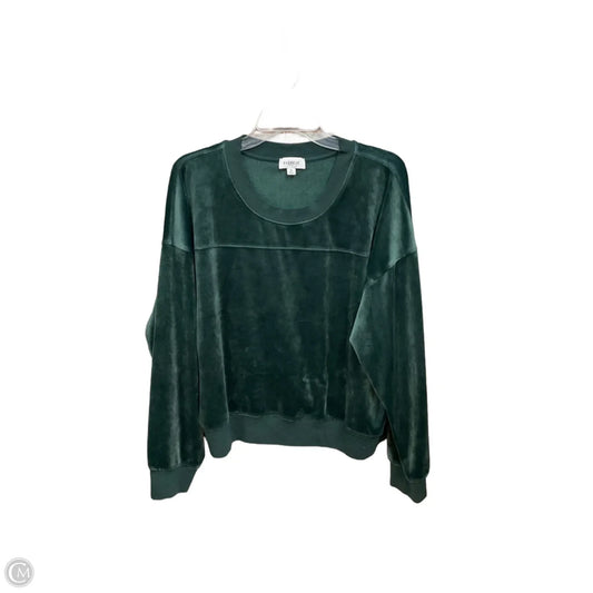 Sweatshirt Crewneck By Evereve In Green, Size: Xl