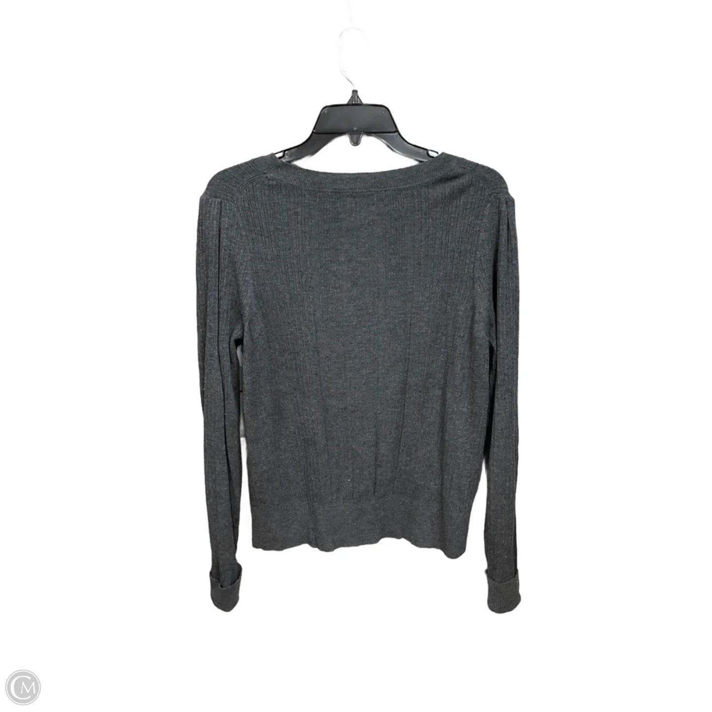 Top Long Sleeve By White House Black Market In Grey, Size: Xl