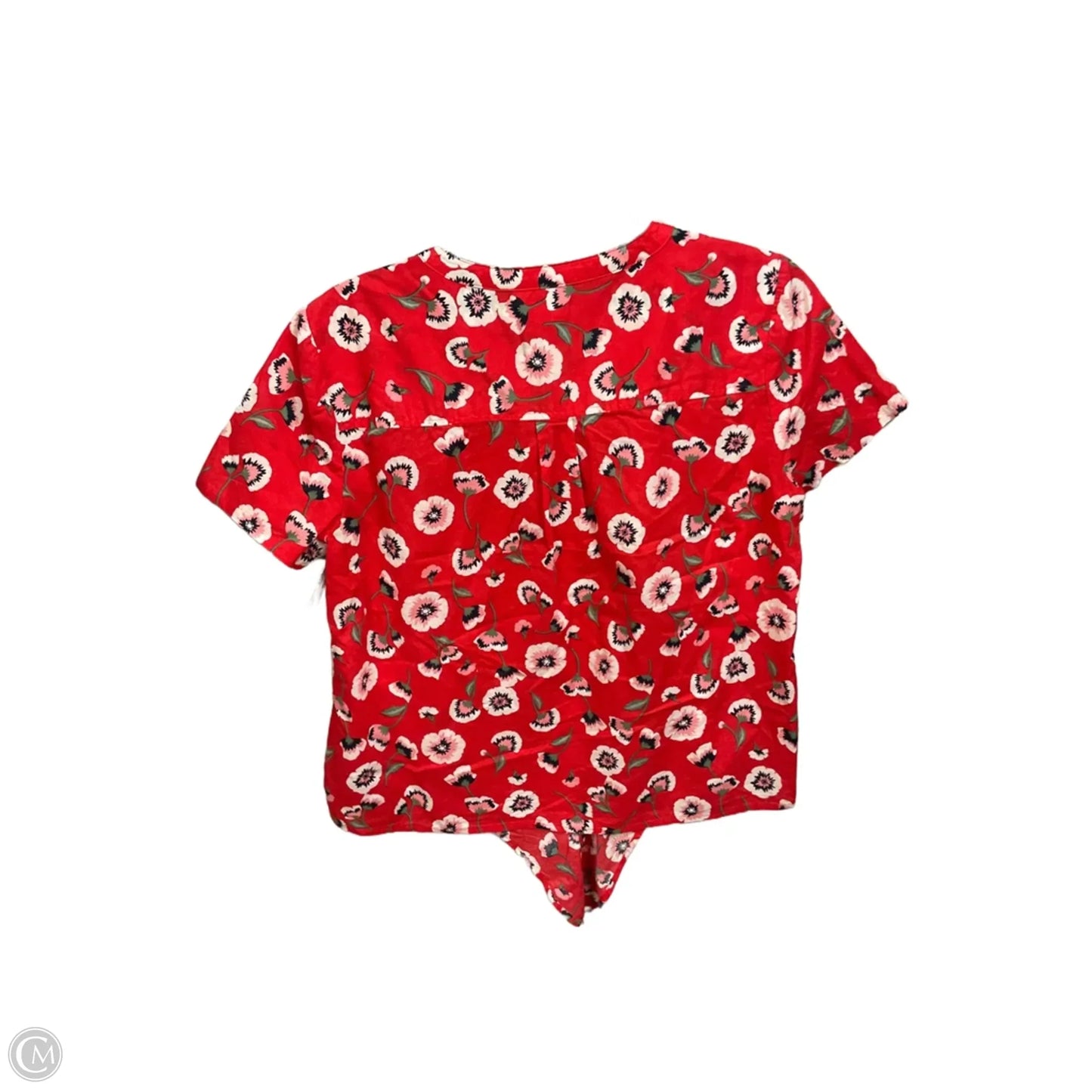 Top Short Sleeve By J. Crew In Floral Print, Size: M