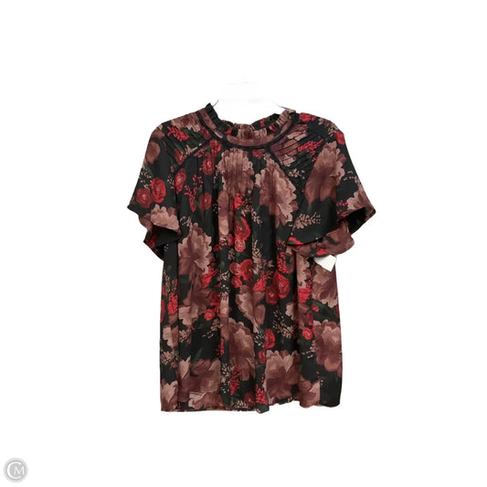 Top Short Sleeve By Torrid In Floral Print, Size: 1x