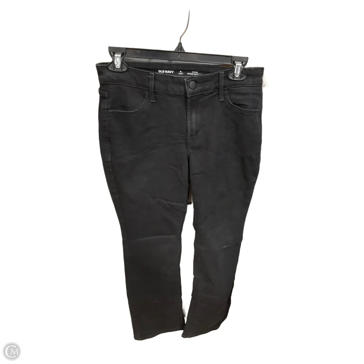 Jeans Boot Cut By Old Navy In Black Denim, Size: 4