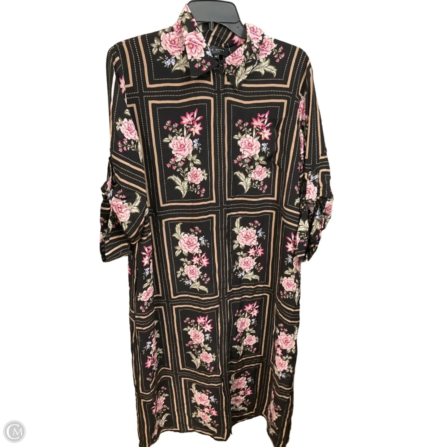 Dress Casual Midi By Ted Baker In Floral Print, Size: M
