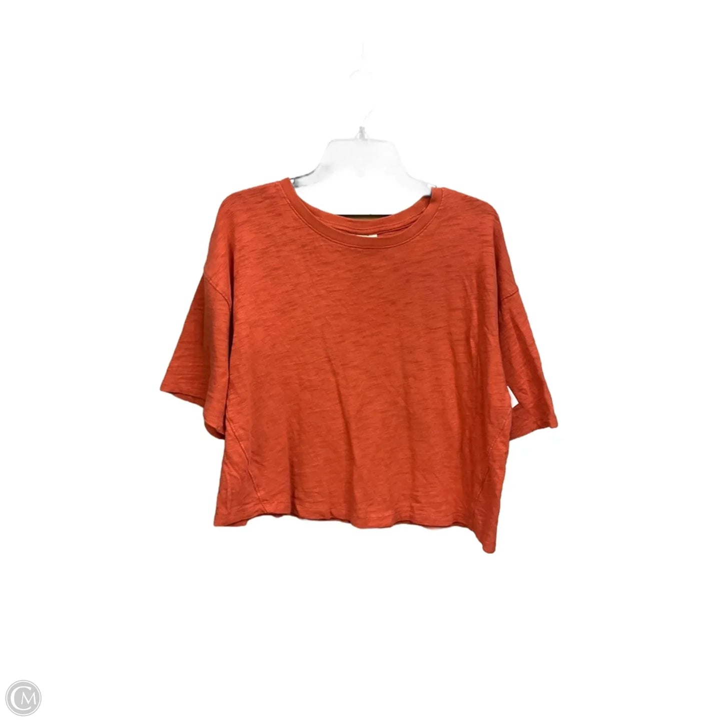 Top Short Sleeve Basic By Universal Thread In Orange, Size: M