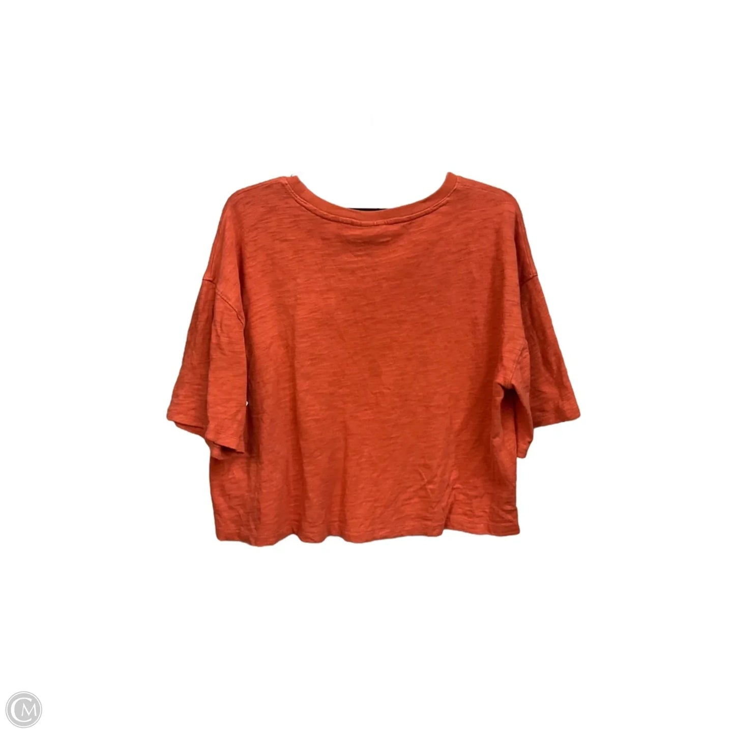 Top Short Sleeve Basic By Universal Thread In Orange, Size: M