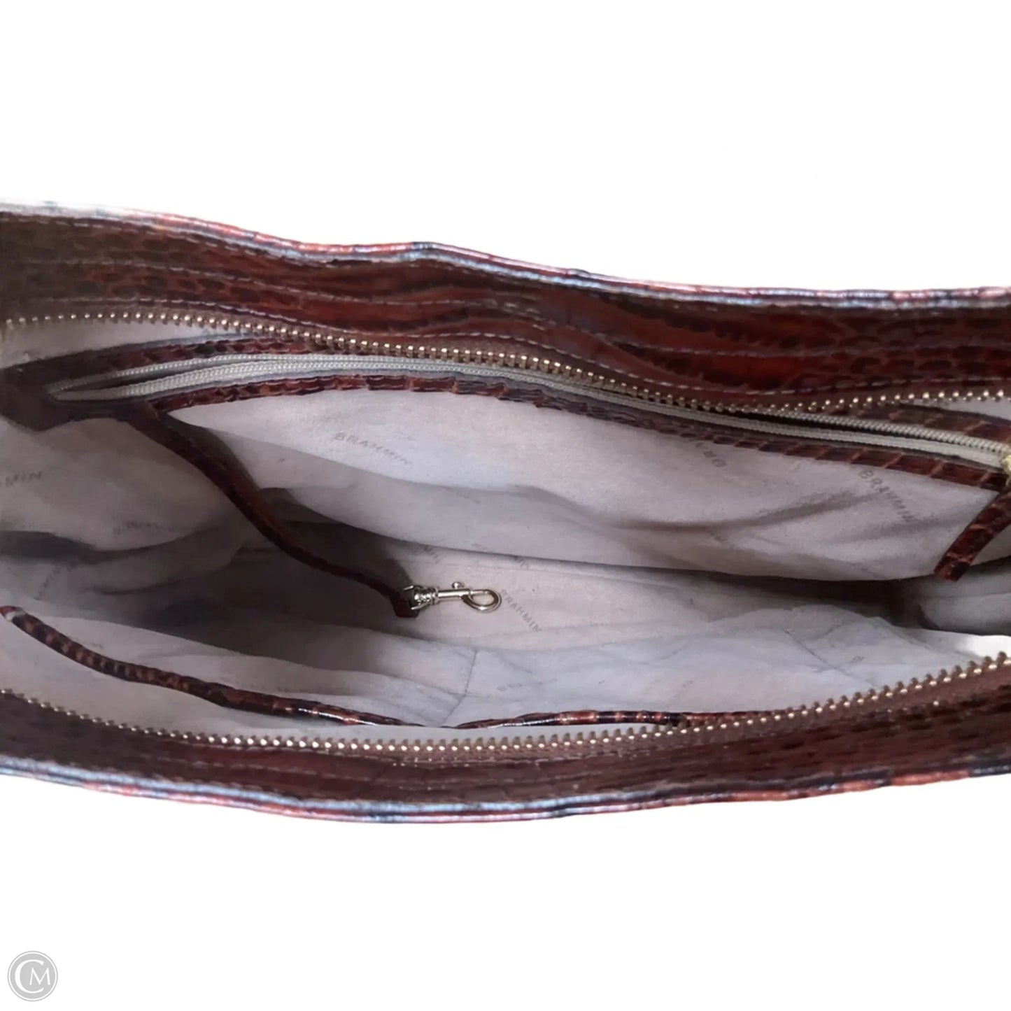 Handbag Designer By Brahmin, Size: Large