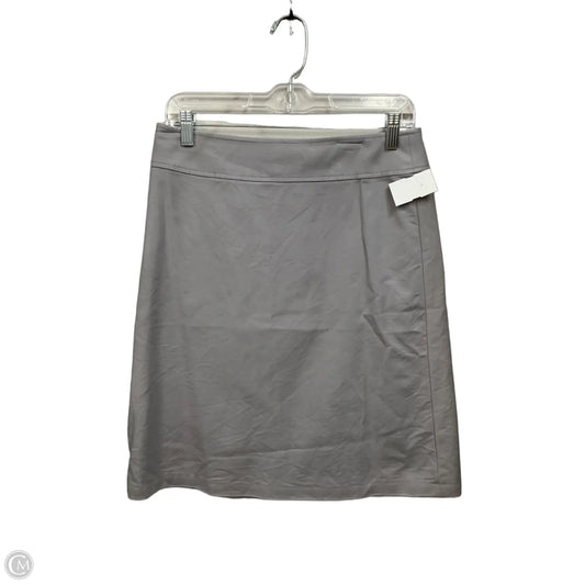 Skirt Midi By Banana Republic In Grey, Size: 8