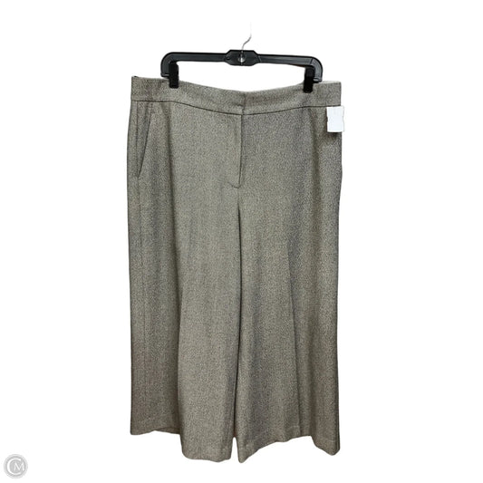 Pants Wide Leg By Ann Taylor In Grey, Size: 14