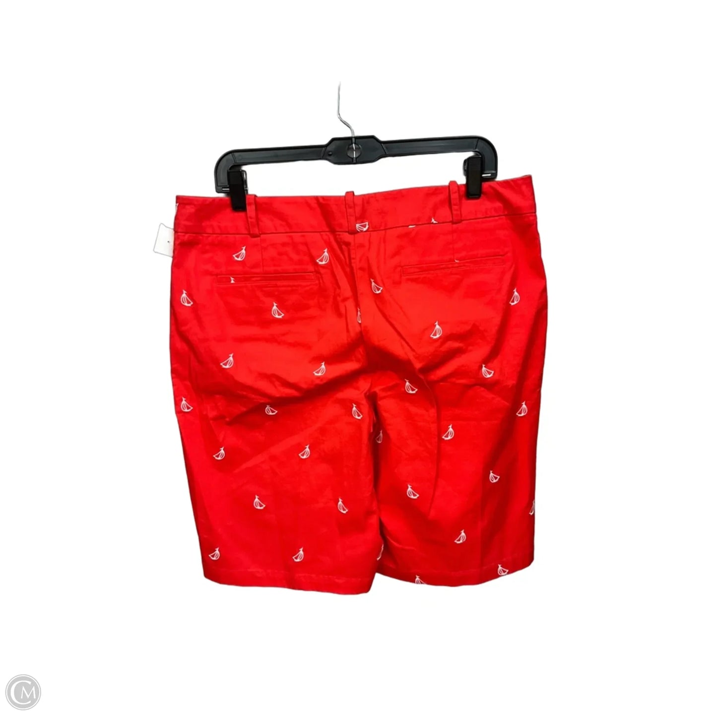 Shorts By Talbots In Red & White, Size: 12