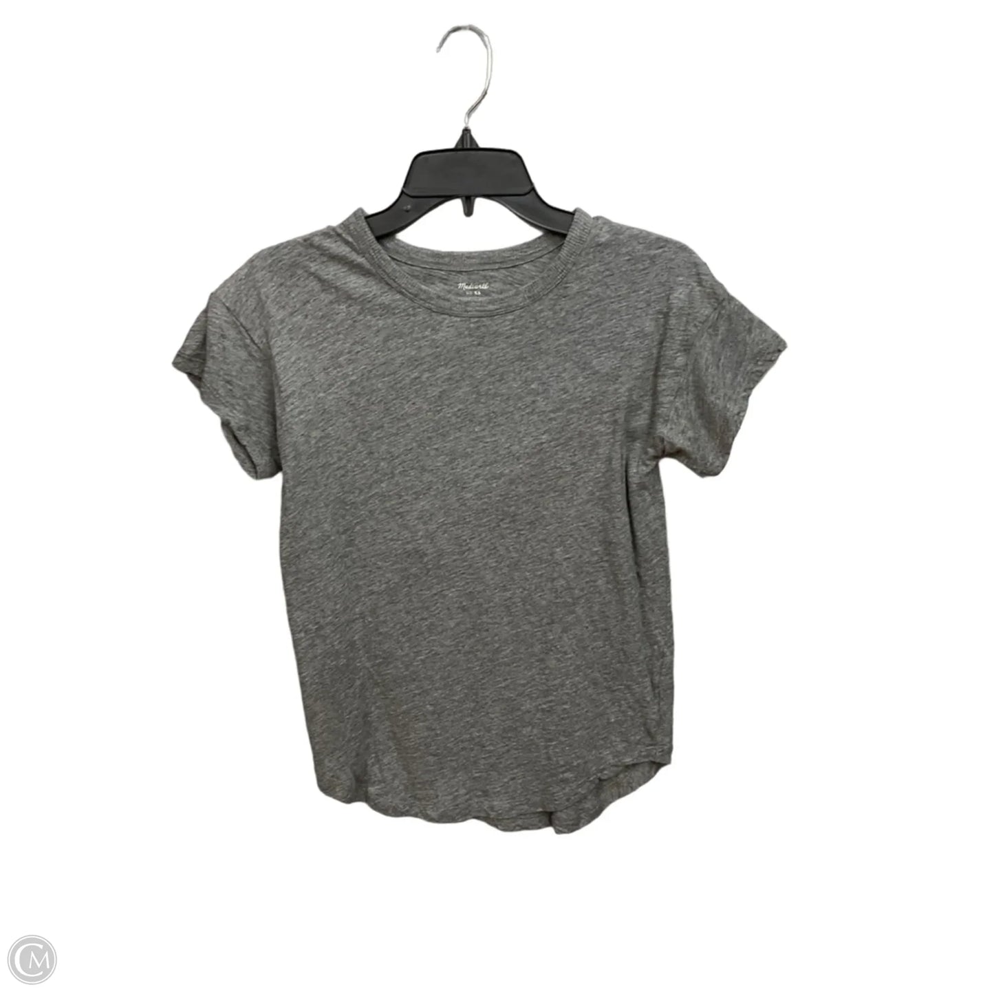 Top Short Sleeve Basic By Madewell In Grey, Size: Xs