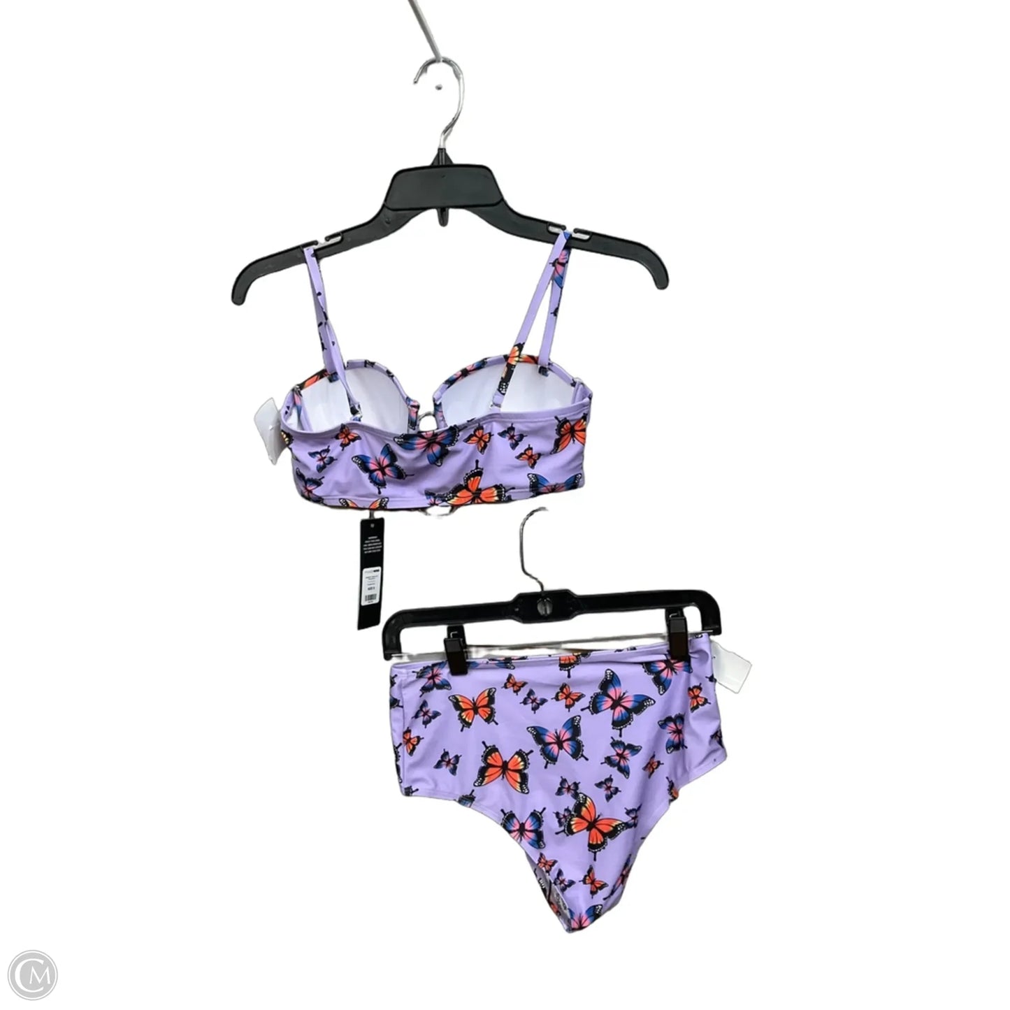 Swimsuit 2pc By Fashion Nova In Purple, Size: S