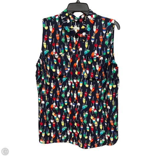Blouse Sleeveless By Talbots In Multi-colored, Size: 1x