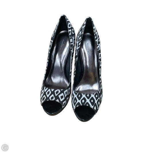 Shoes Heels Stiletto By Alfani In Black & Cream, Size: 8.5