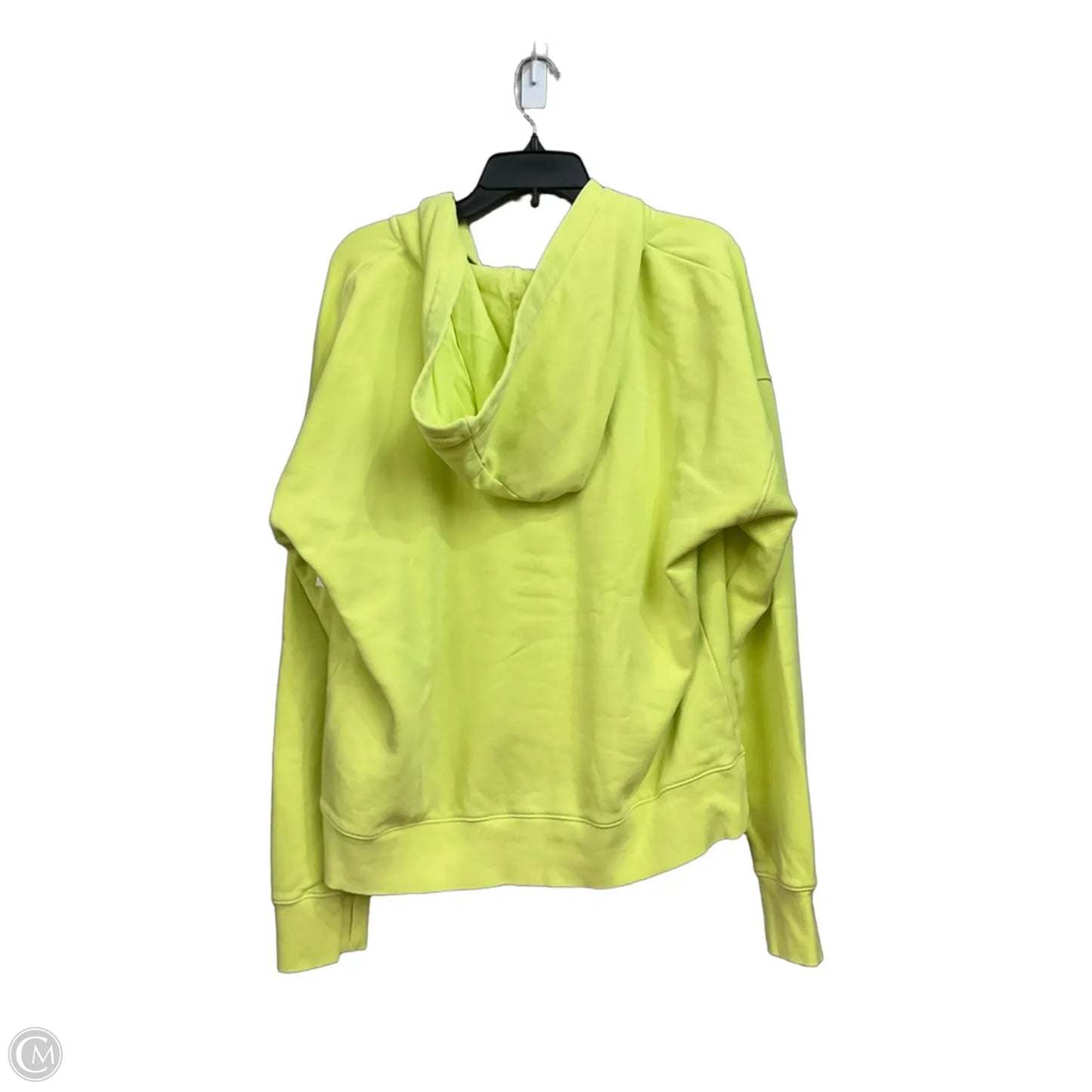 Athletic Sweatshirt Hoodie By Evereve In Yellow, Size: L