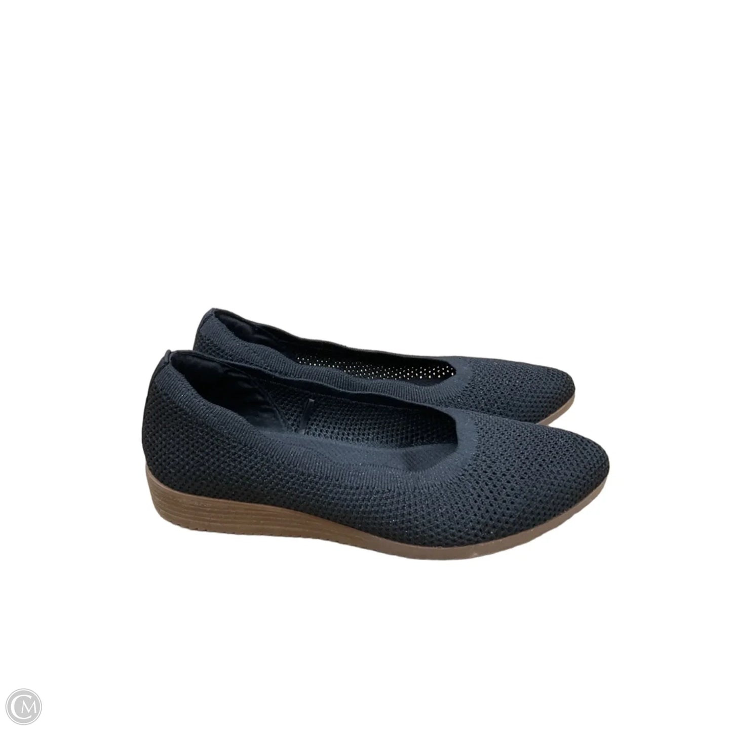 Shoes Flats By Skechers In Black & Brown, Size: 9