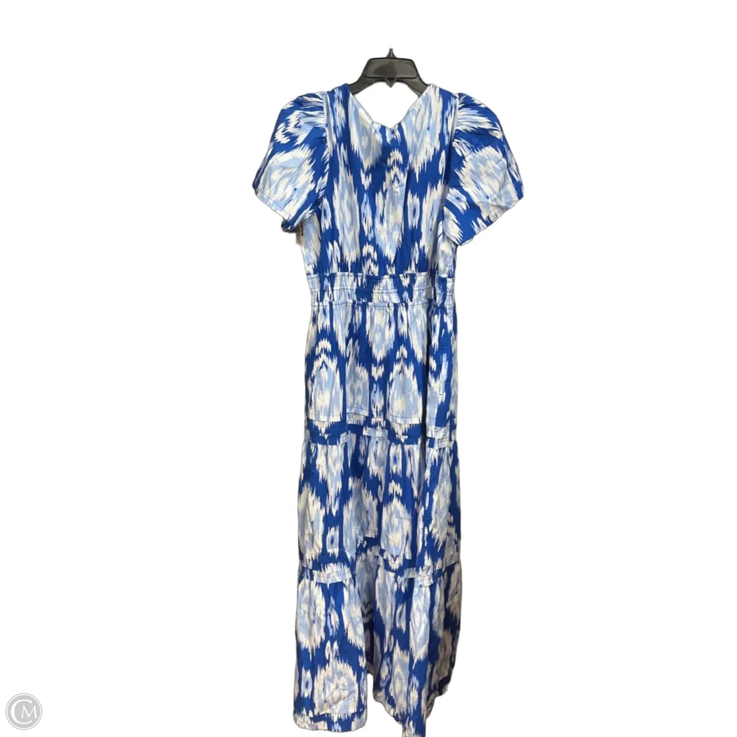 Dress Casual Maxi By Crown And Ivy In Blue & White, Size: Xl
