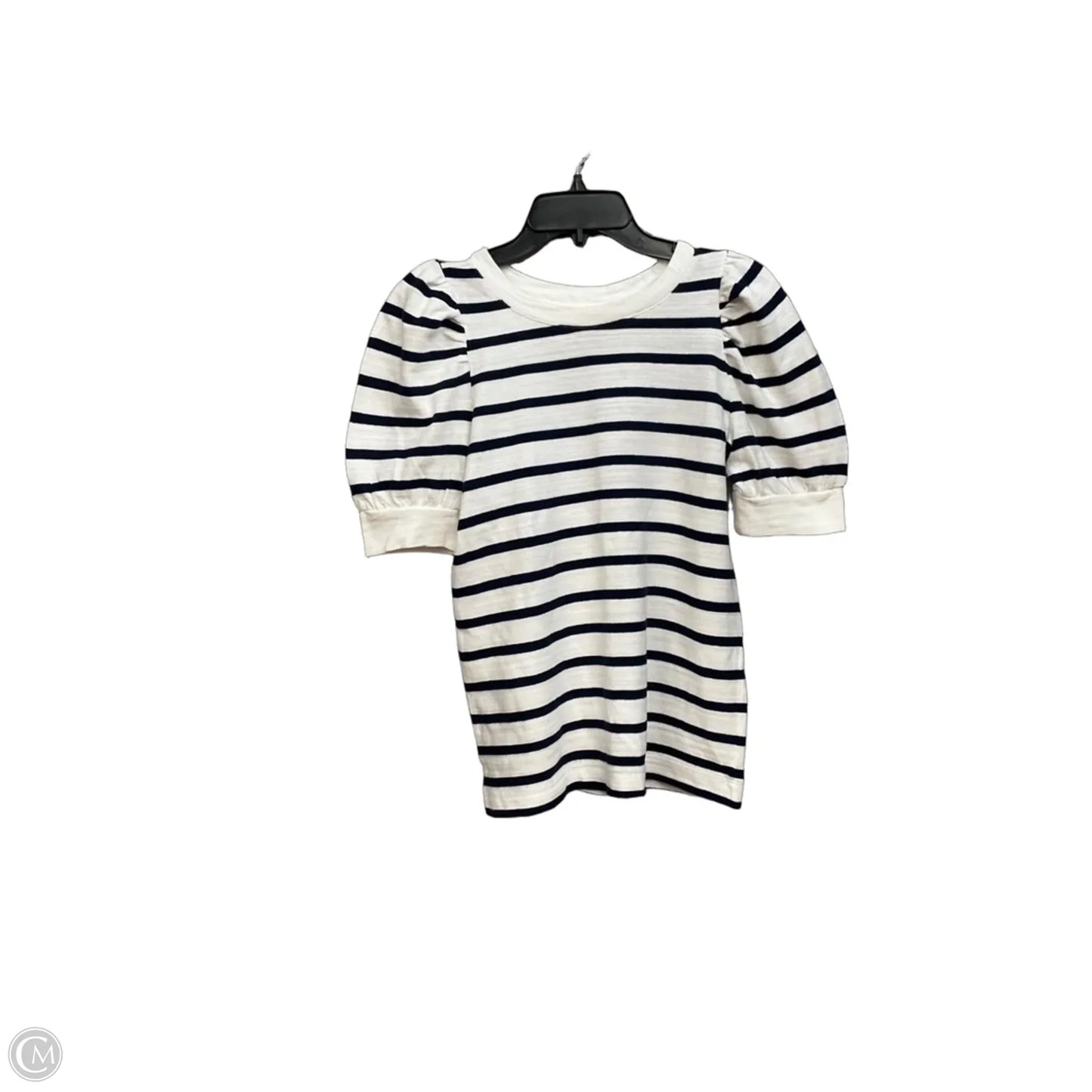 Top Short Sleeve By Loft In Striped Pattern, Size: Xs