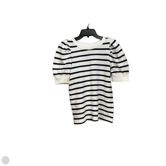 Top Short Sleeve By Loft In Striped Pattern, Size: Xs