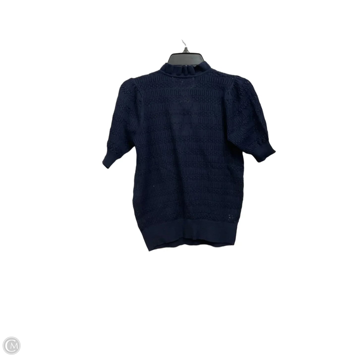 Top Short Sleeve By Loft In Navy, Size: Xs