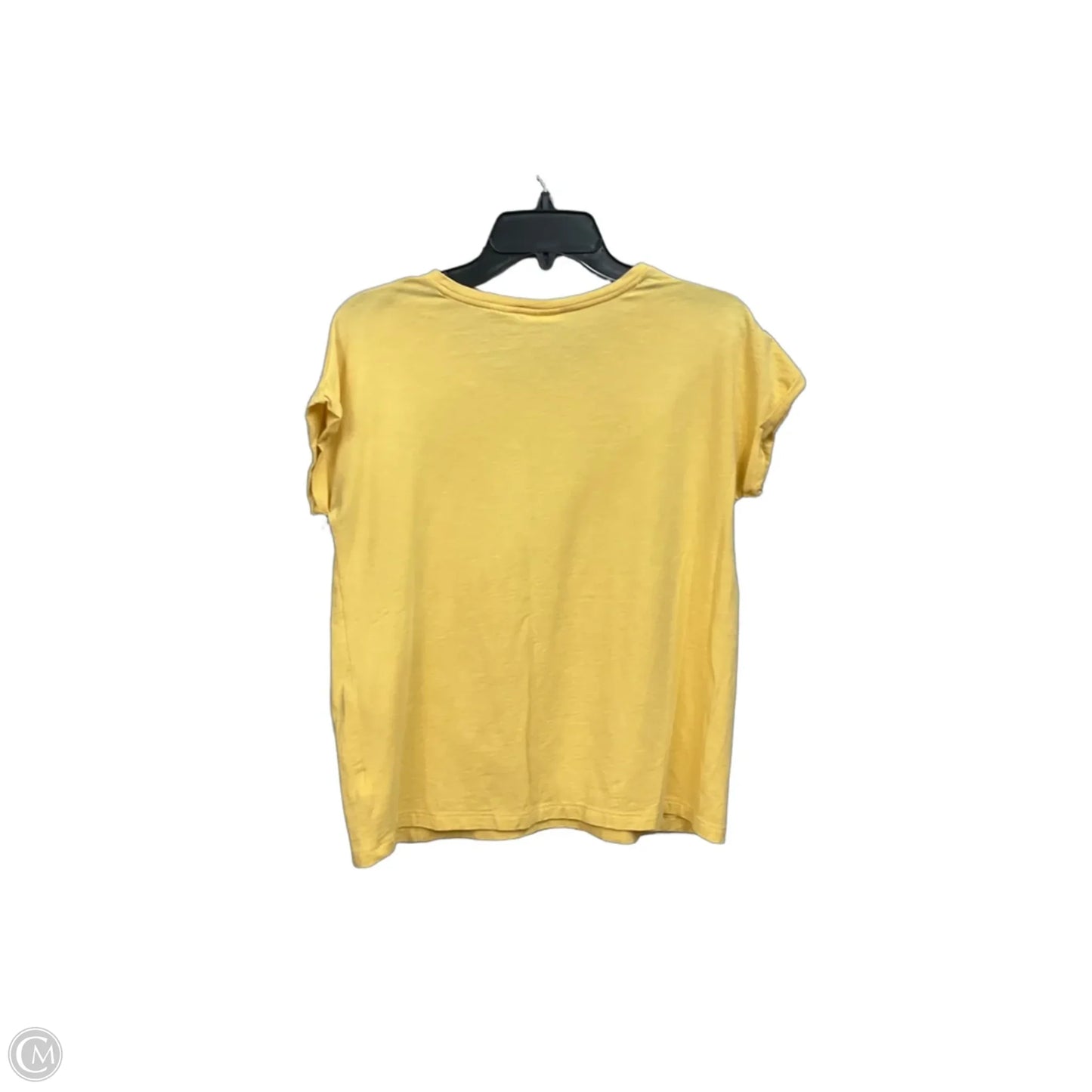Top Short Sleeve By Sigrid Olsen In Yellow, Size: M