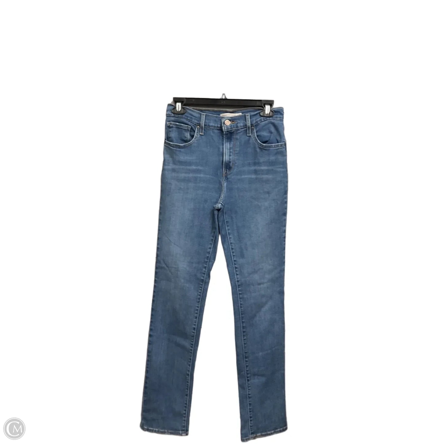 Jeans Straight By Levis In Blue Denim, Size: 6