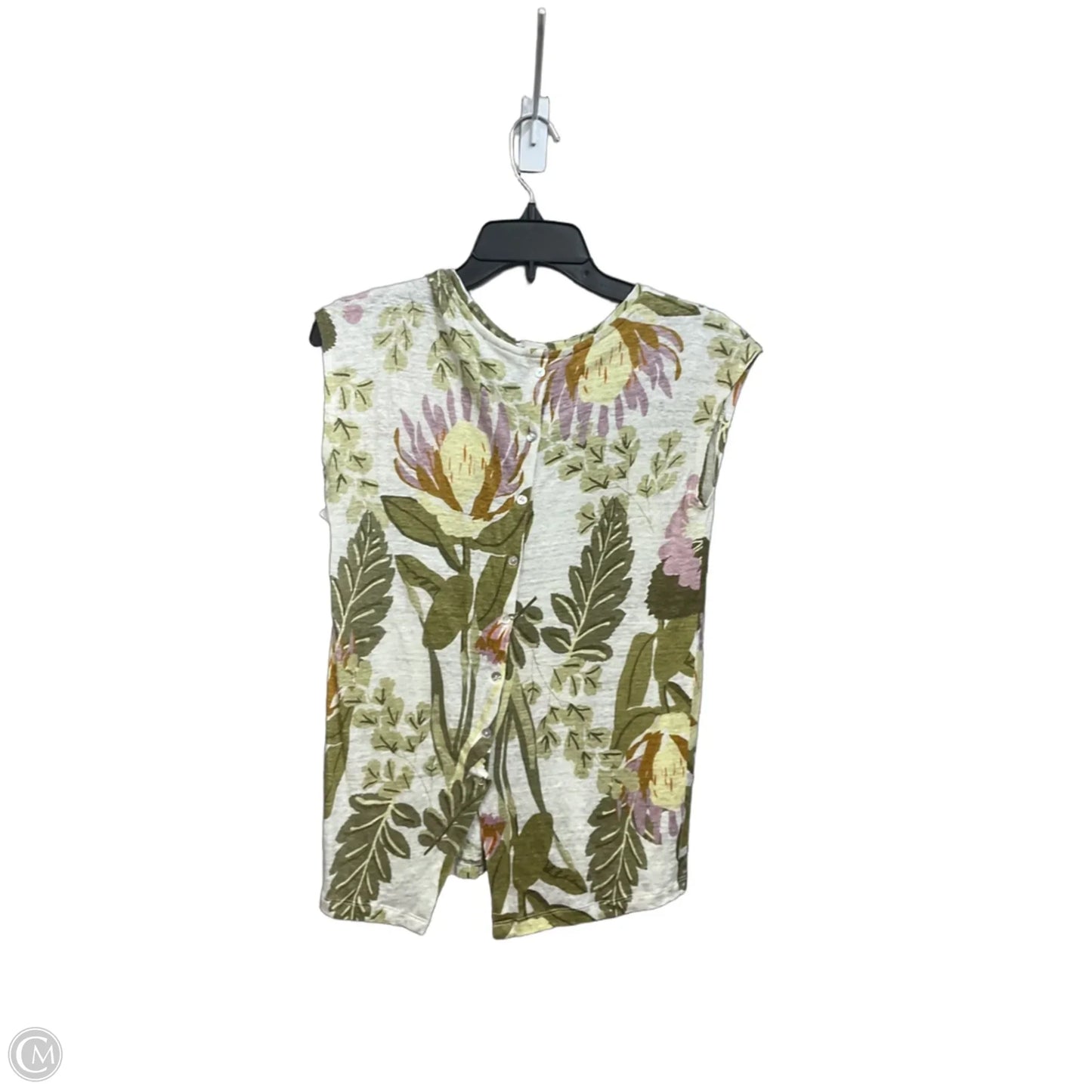 Top Sleeveless By Rachel Zoe In Tropical Print, Size: M