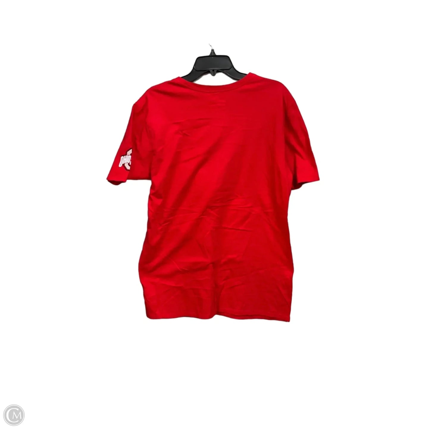 Athletic Top Short Sleeve By Nike Apparel In Red, Size: L