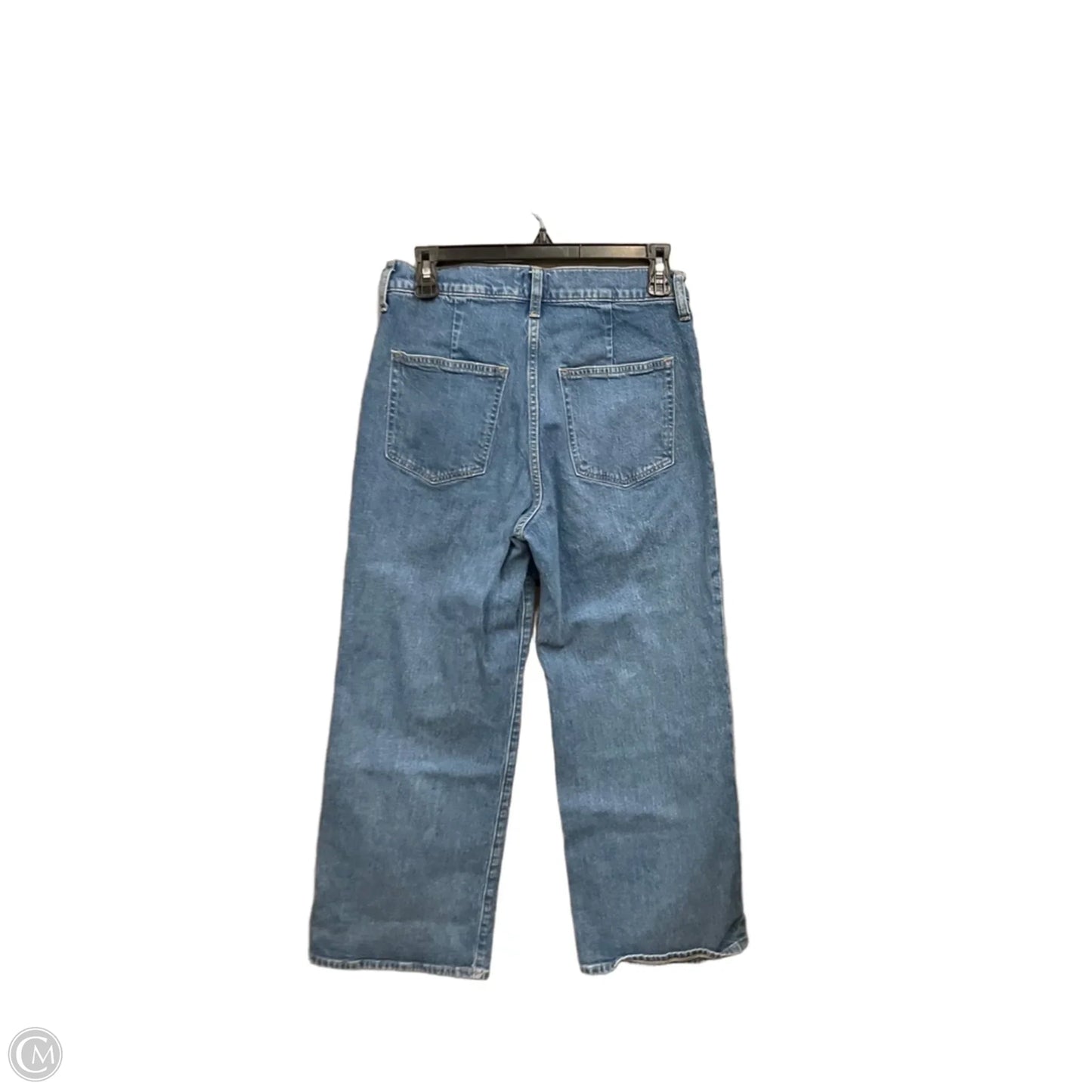 Jeans Wide Leg By J. Crew In Blue Denim, Size: 4