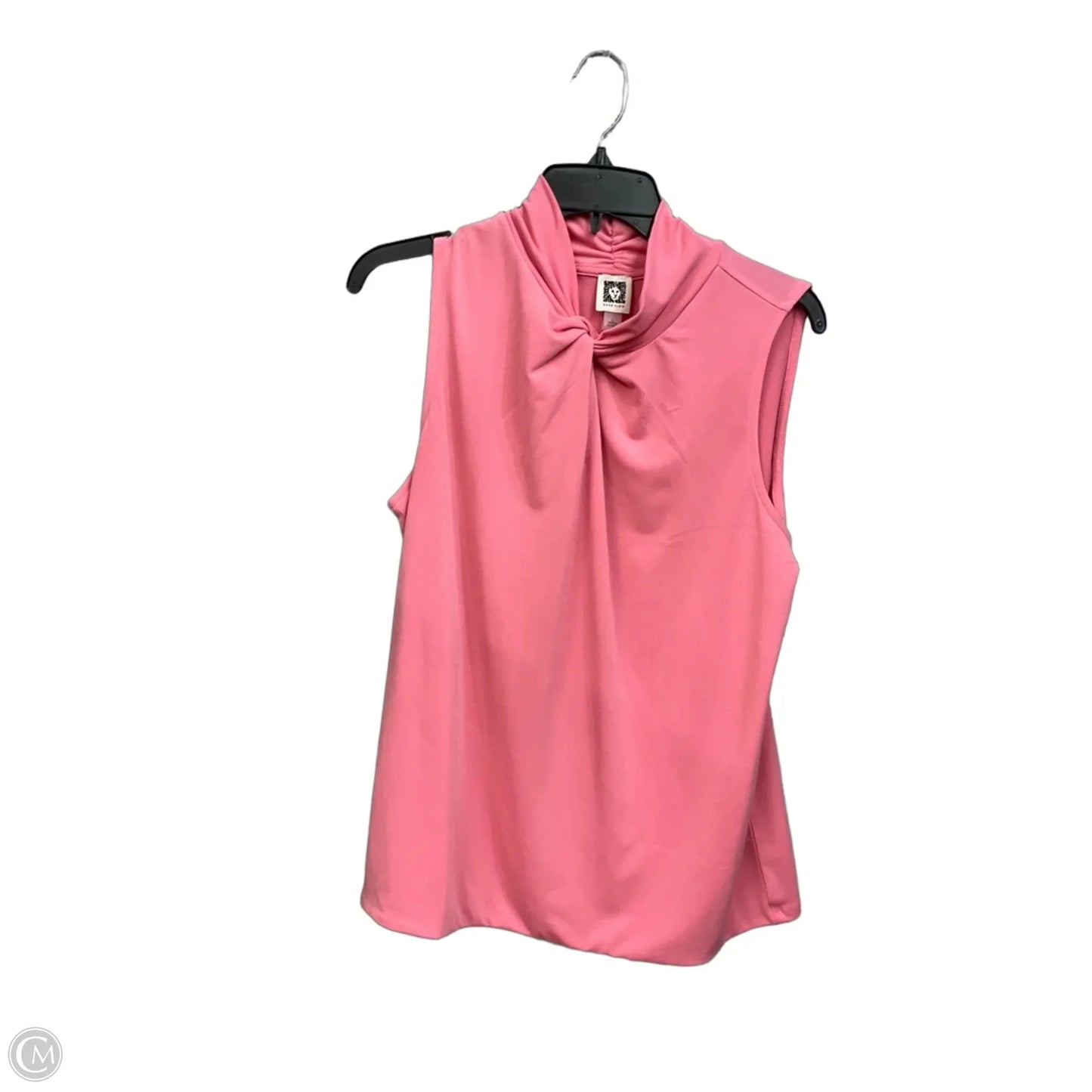 Top Sleeveless By Anne Klein In Pink, Size: L