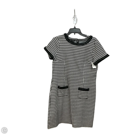 Dress Casual Short By Talbots In Black & White, Size: Mp