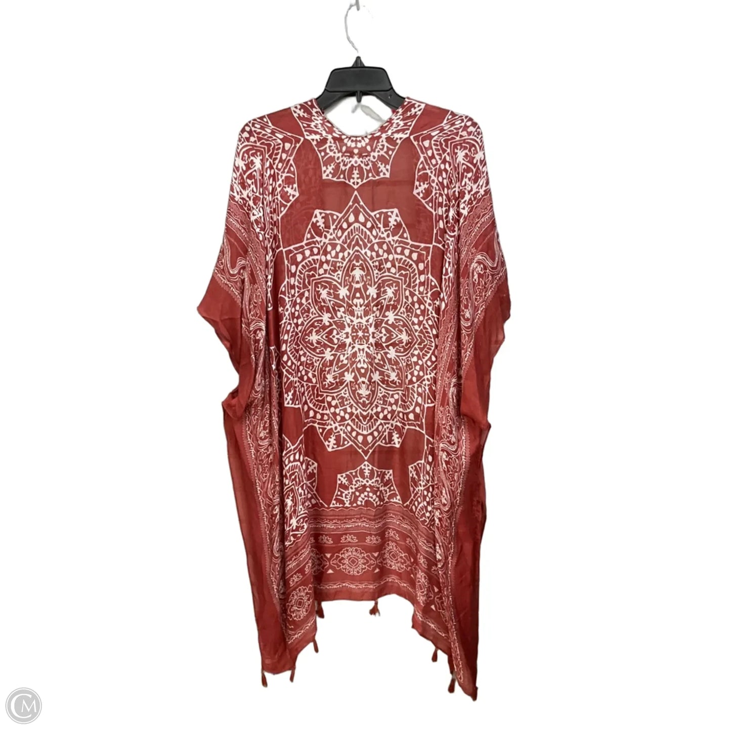 Kimono By Woven Heart In Red & White, Size: Osfm