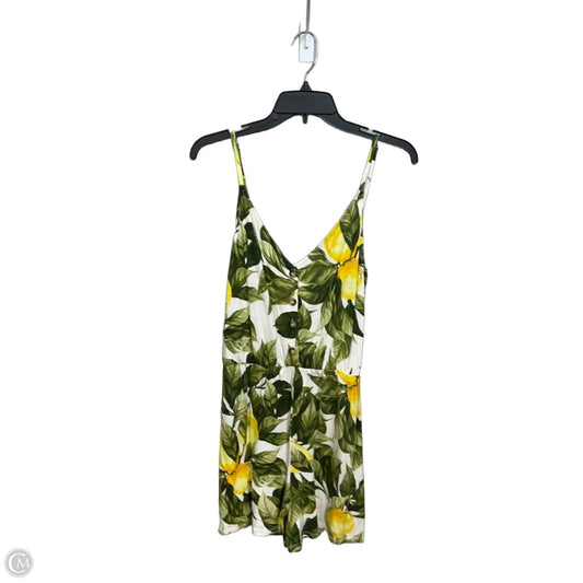 Romper By H&m In Tropical Print, Size: S