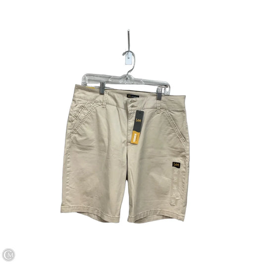 Shorts By Lee In Taupe, Size: 14