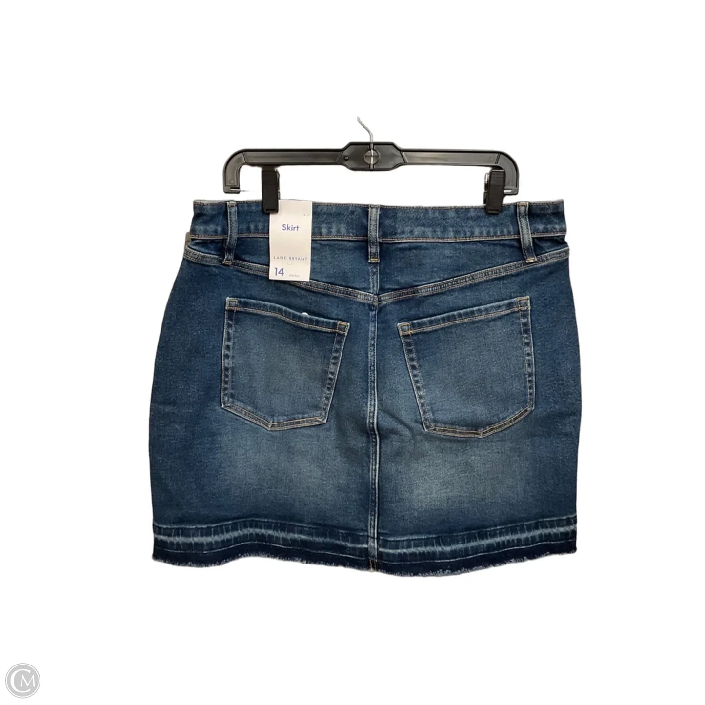 Skirt Mini & Short By Lane Bryant In Blue Denim, Size: 14