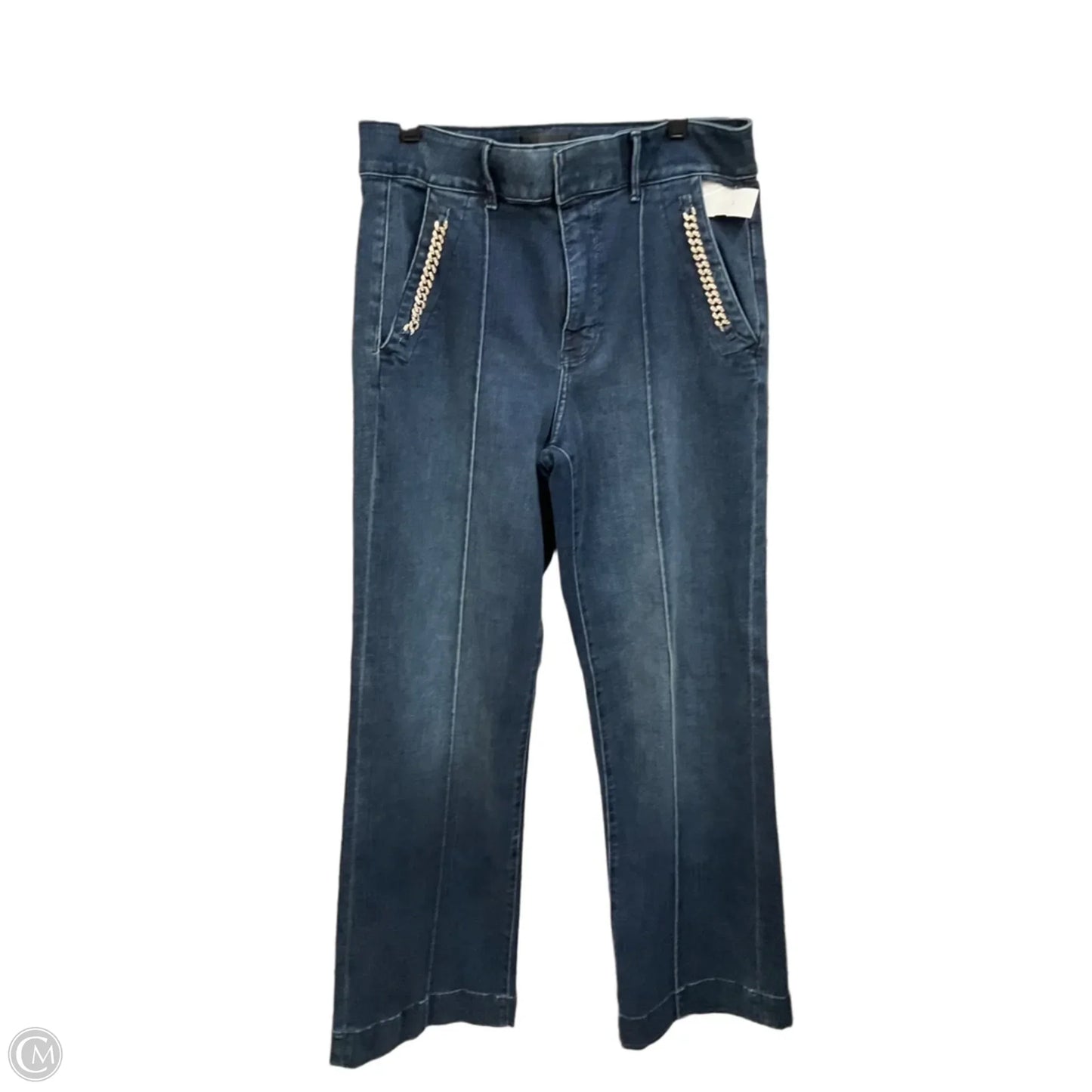 Jeans Wide Leg By White House Black Market In Blue Denim, Size: 12