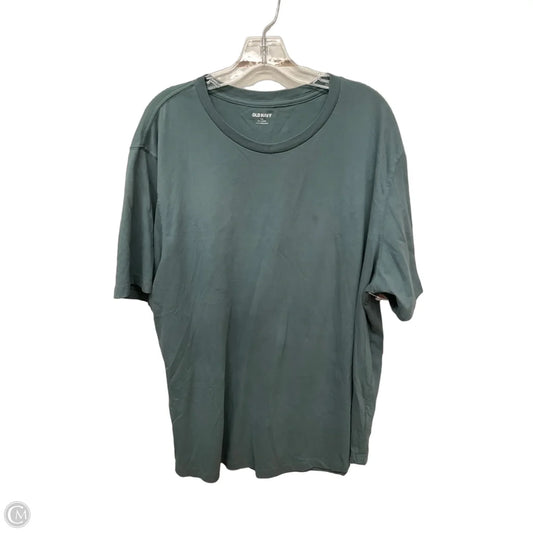 Top Short Sleeve Basic By Old Navy In Green, Size: Xxl