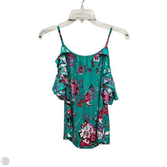 Top Short Sleeve By New York And Co In Floral Print, Size: M