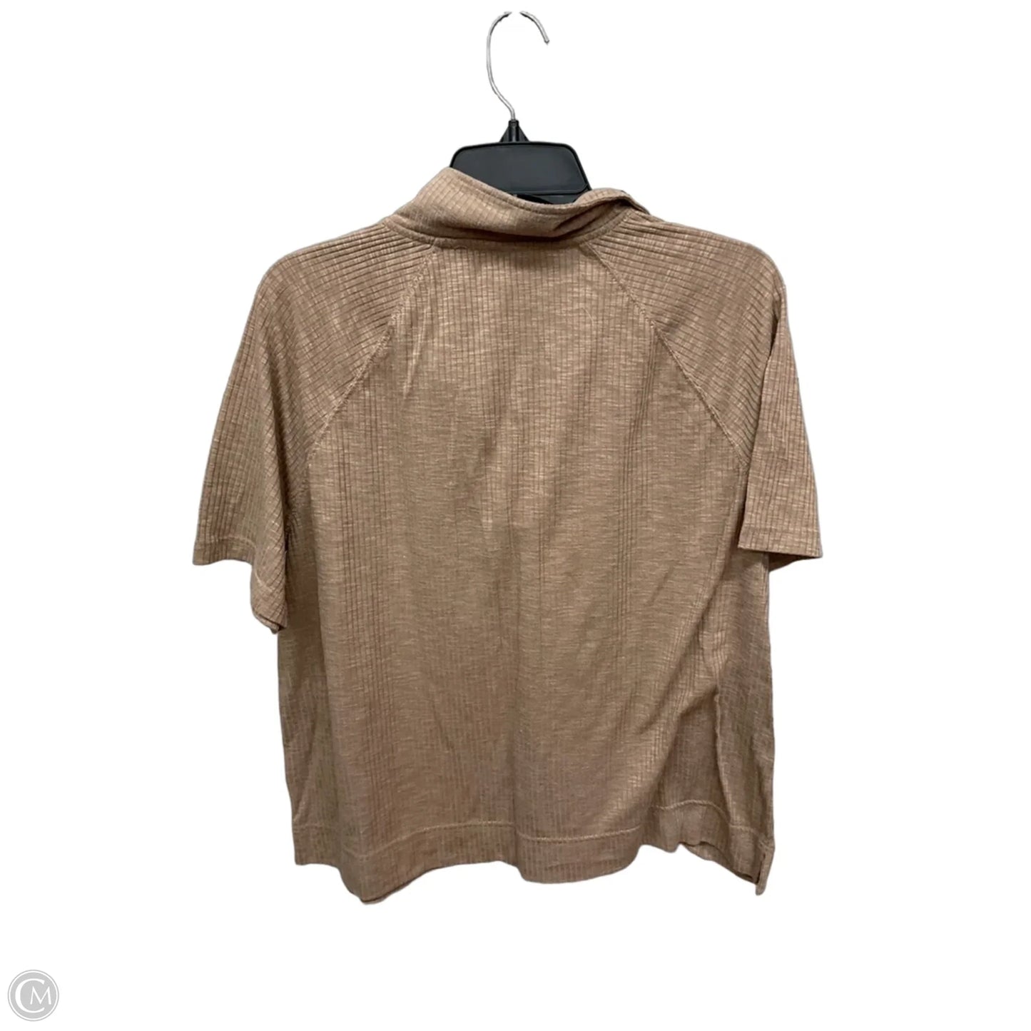 Top Short Sleeve By Jane And Delancey In Tan, Size: L