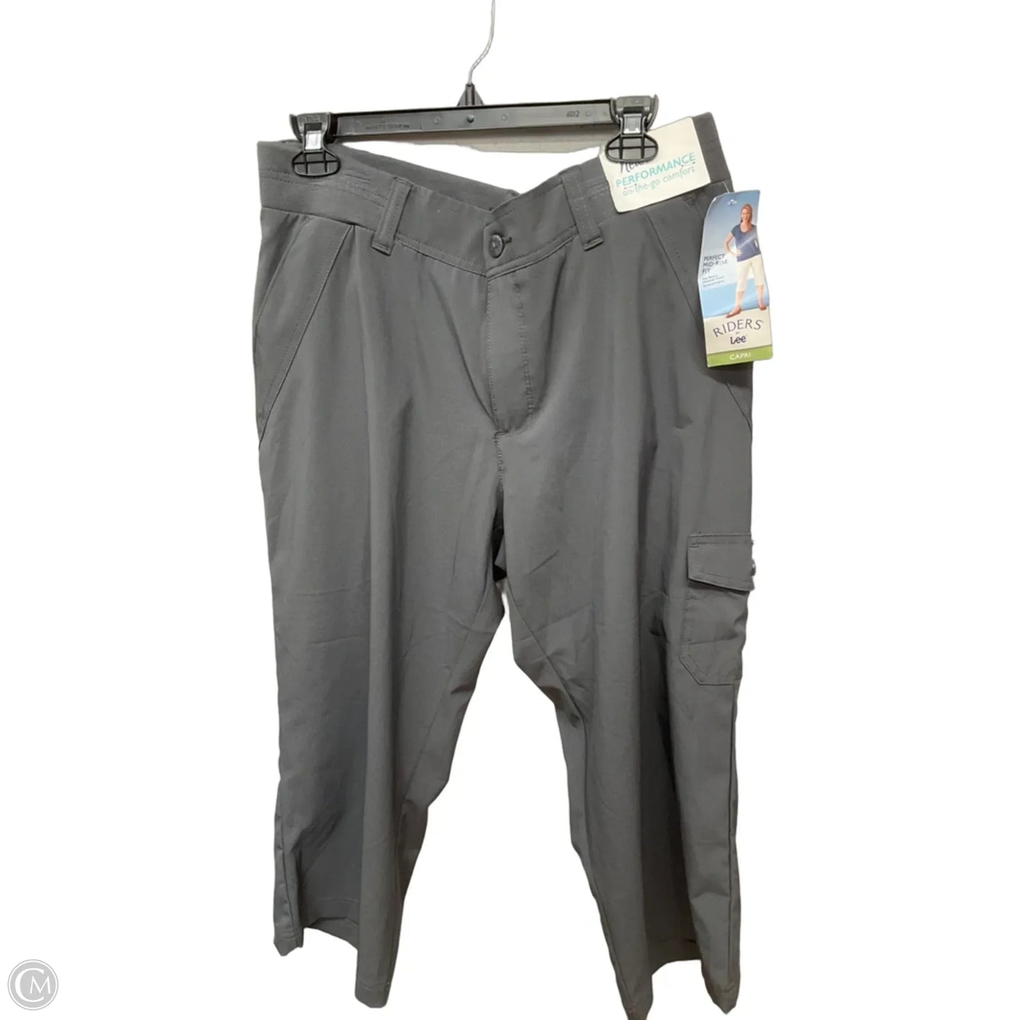 Capris By Riders In Grey, Size: 16
