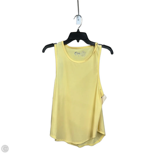 Athletic Tank Top By Zyia In Yellow, Size: M